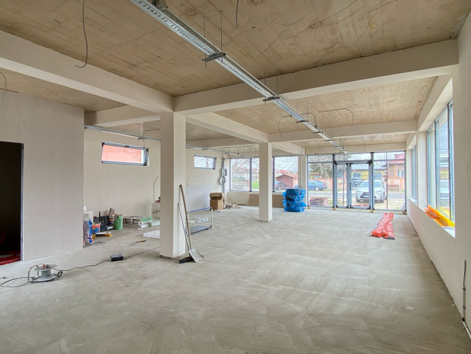 Spațiu comercial P+1, 244 mpu, complet finisat! Utilități complete!