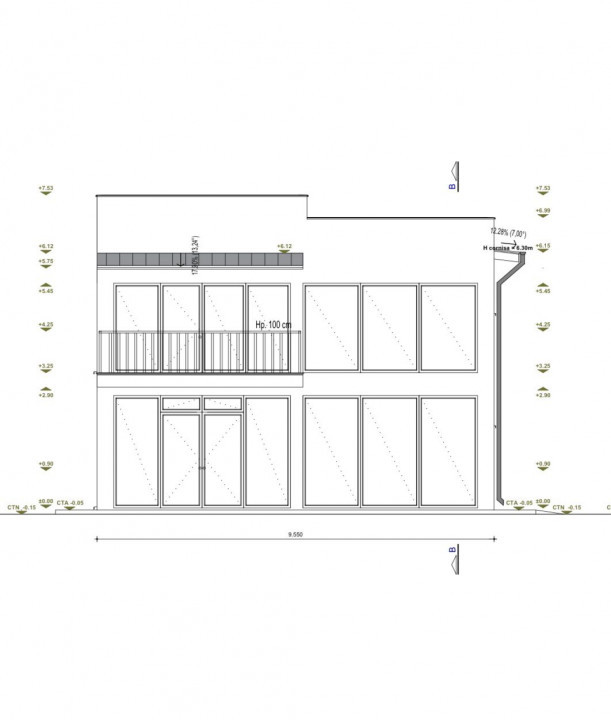 Spațiu comercial P+1, 244 mpu, complet finisat! Utilități complete!