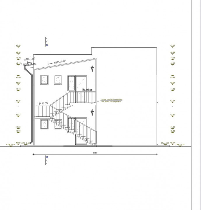 Spațiu comercial P+1, 244 mpu, complet finisat! Utilități complete!