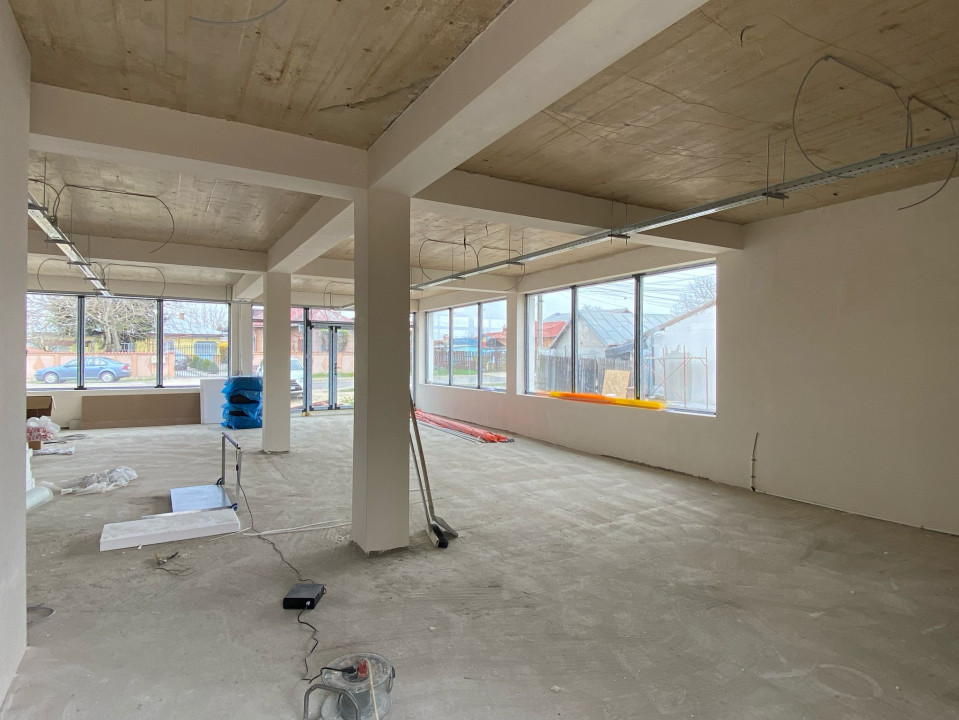 Spațiu comercial P+1, 244 mpu, complet finisat! Utilități complete!