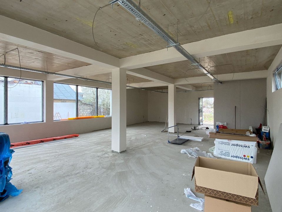 Spațiu comercial P+1, 244 mpu, complet finisat! Utilități complete!