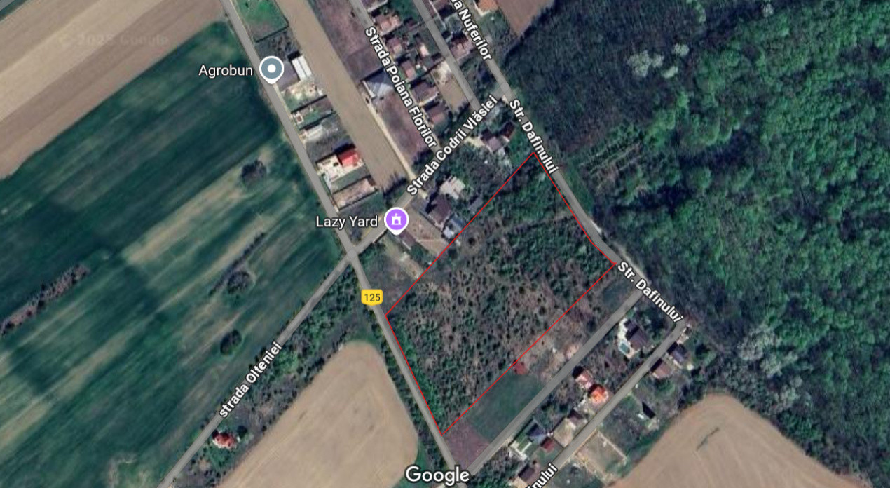 Oportunitate!Teren langa padure, dubla deschidere, front stradal 100m!