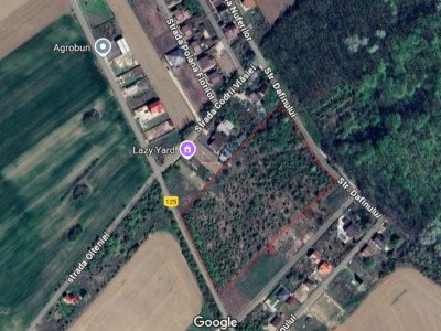 Oportunitate!Teren langa padure, dubla deschidere, front stradal 100m!
