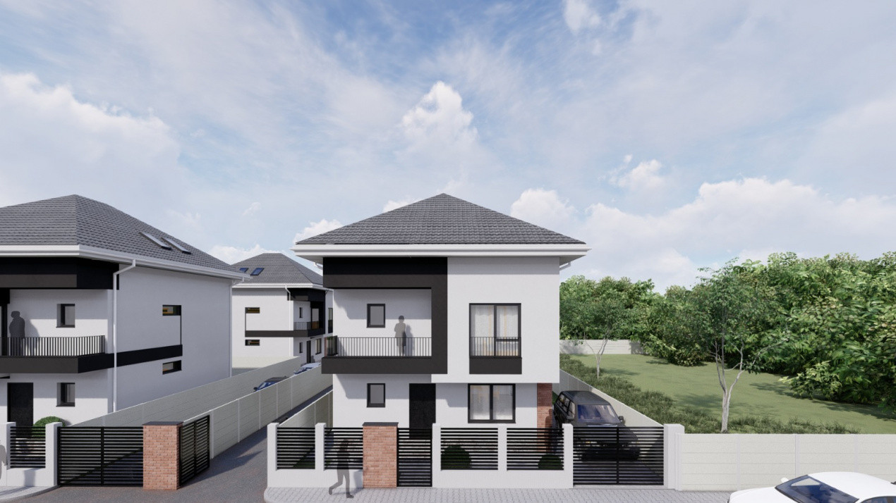 Vila modernă P+1+M, la cheie, comision 0%, pod mansardabil! 