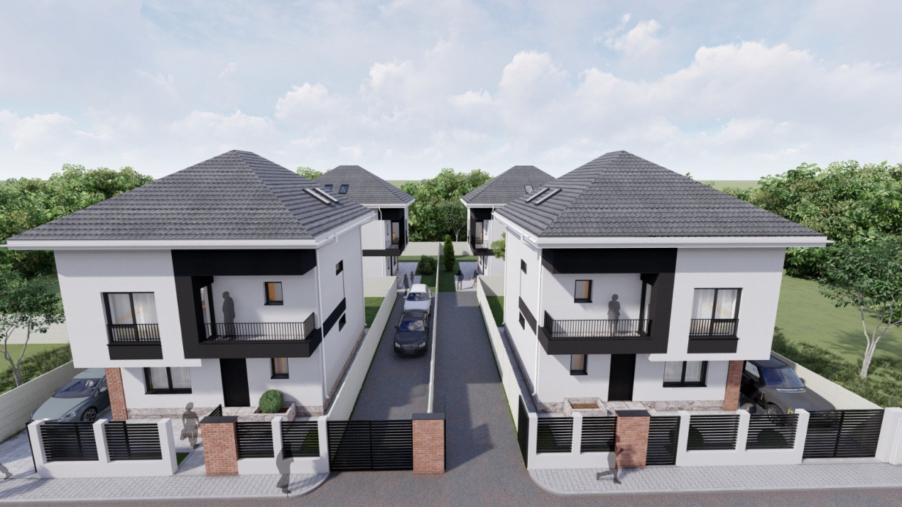 Vila modernă P+1+M, la cheie, comision 0%, pod mansardabil! 