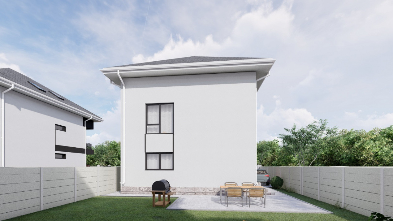 Vila modernă P+1+M, la cheie, comision 0%, pod mansardabil! 