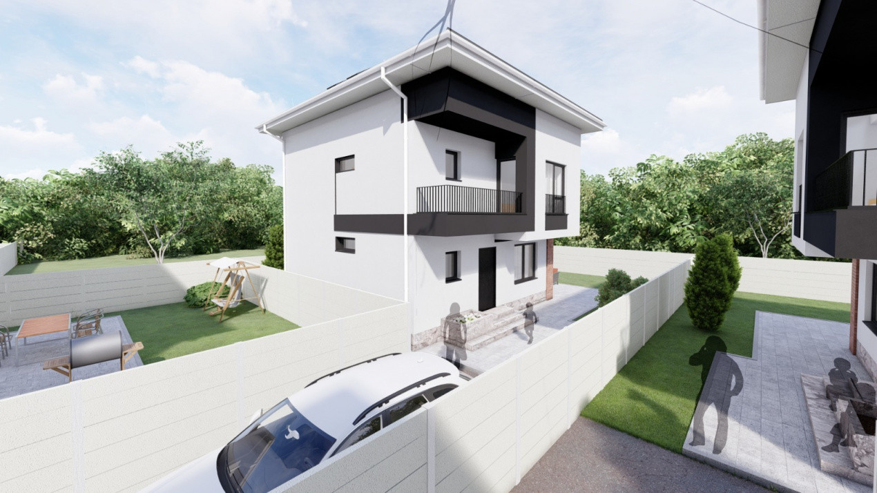 Vila modernă P+1+M, la cheie, comision 0%, pod mansardabil! 