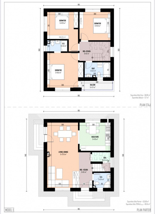 Vila modernă P+1+M, la cheie, comision 0%, pod mansardabil! 