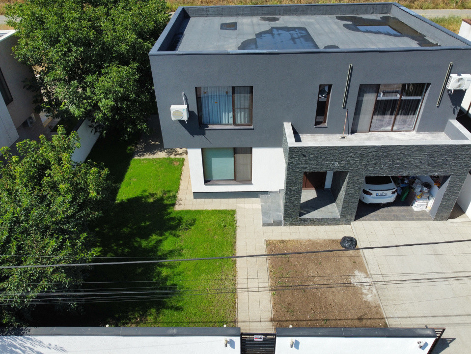 Vila complet mobilată, 4 camere, garaj, 414 mp teren, comision 0%