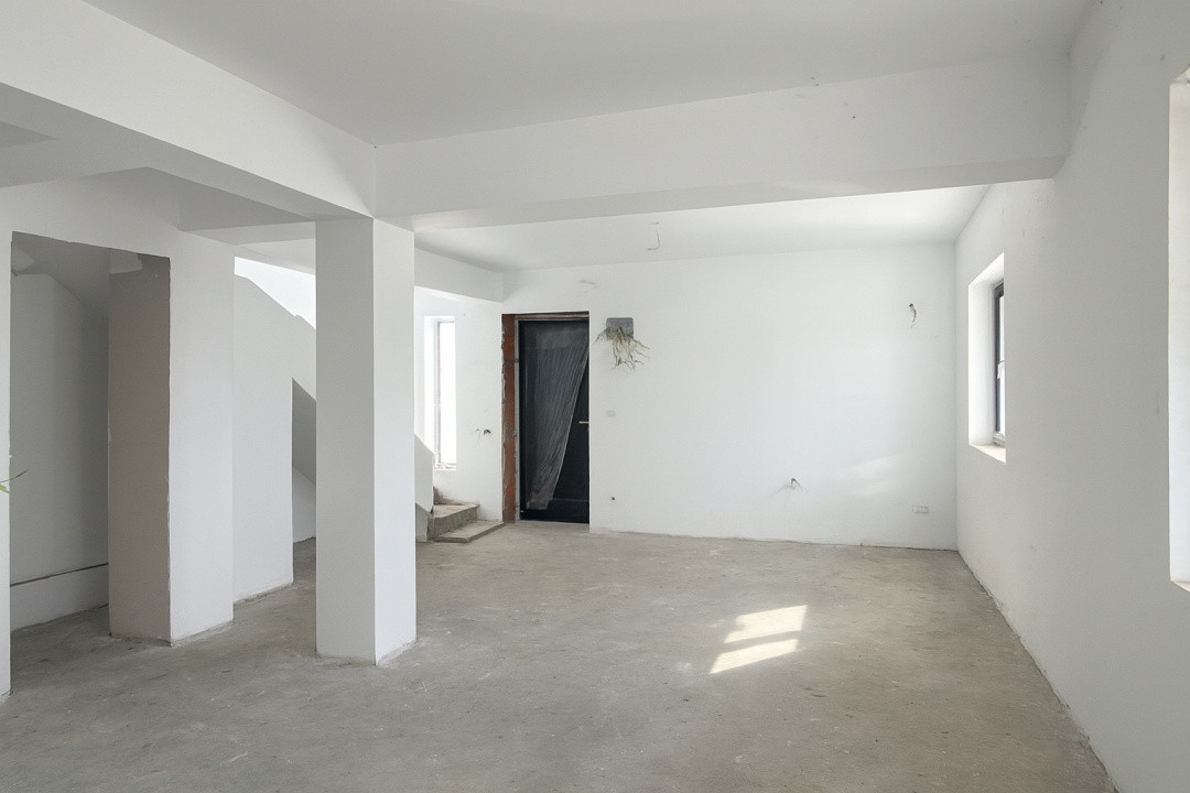 Nou! Casa tip cub, 3 camere, utilitati si curte! Comision 0%!