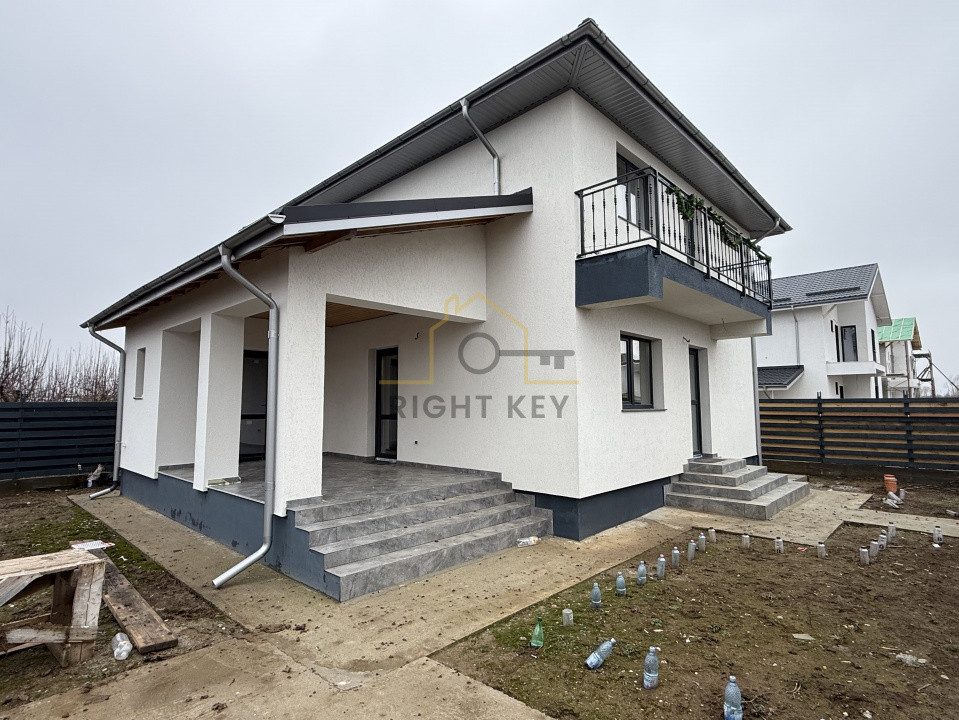 Casa individuala P+1, 101mp utili, teren 370mp, 4 cam! Comision 0%!