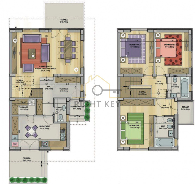Oportunitate!Duplex 4 cam, 125mp, asfalt, toate utilitățile!Comision0%