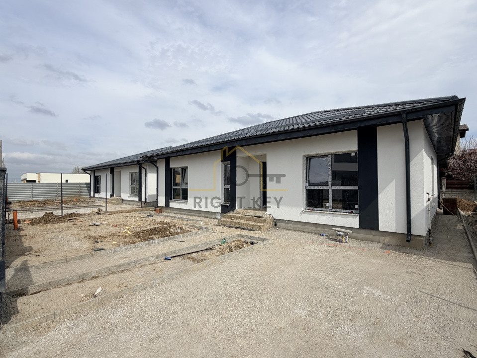 Casa parter 100mpu, 4 cam, placa, încălzire pardoseala! Comision 0%