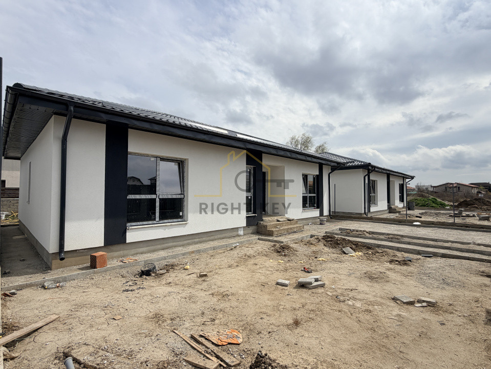 Casa parter 100mpu, 4 cam, placa, încălzire pardoseala! Comision 0%