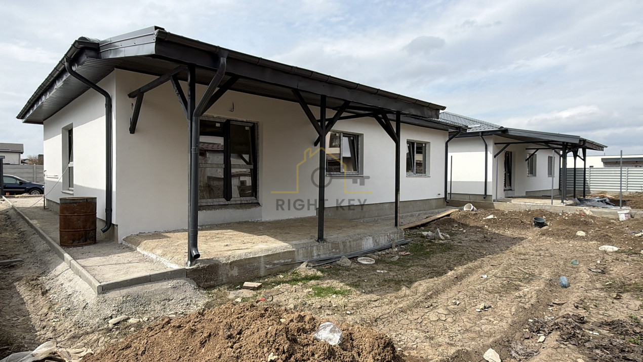 Casa parter 100mpu, 4 cam, placa, încălzire pardoseala! Comision 0%