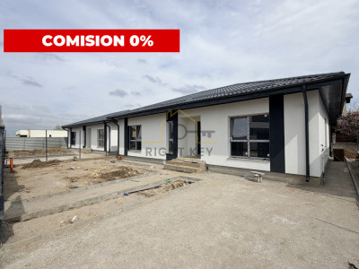 Casa parter 100mpu, 4 cam, placa, încălzire pardoseala! Comision 0%