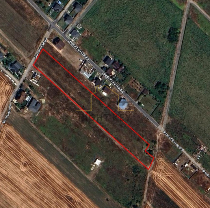 Teren Intravilan Sabareni, 5539 mp, 2 Fronturi, La Asfalt, Comision 0%