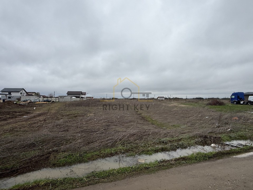 Teren Intravilan Sabareni, 5539 mp, 2 Fronturi, La Asfalt, Comision 0%