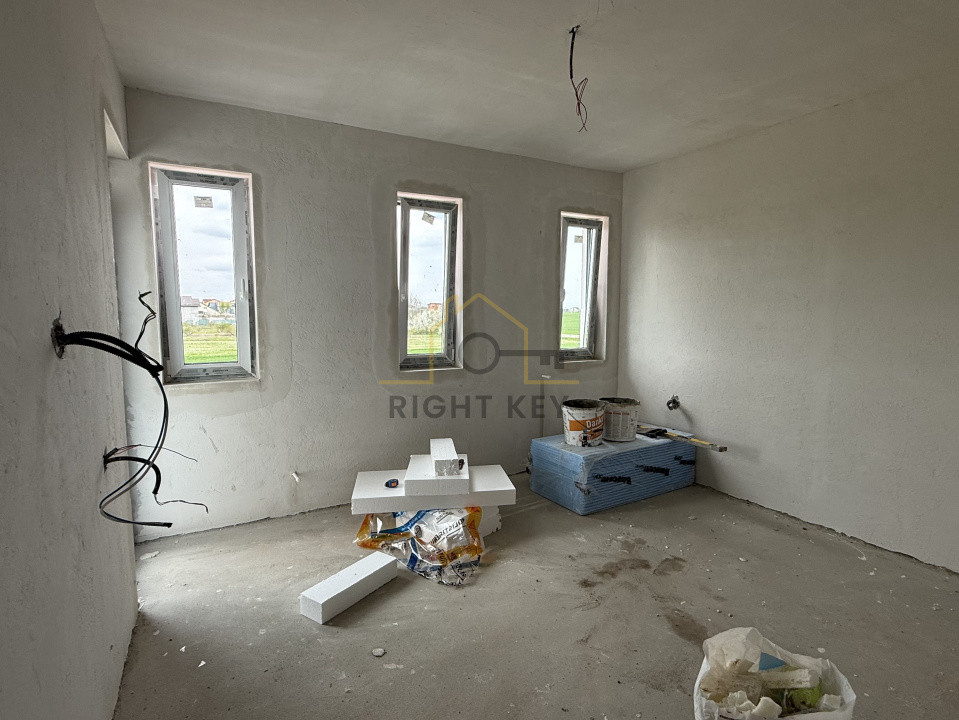 Casa Dragomiresti-Vale, P+1+Pod cu placa, STB, 4 Cam, Comision 0%!