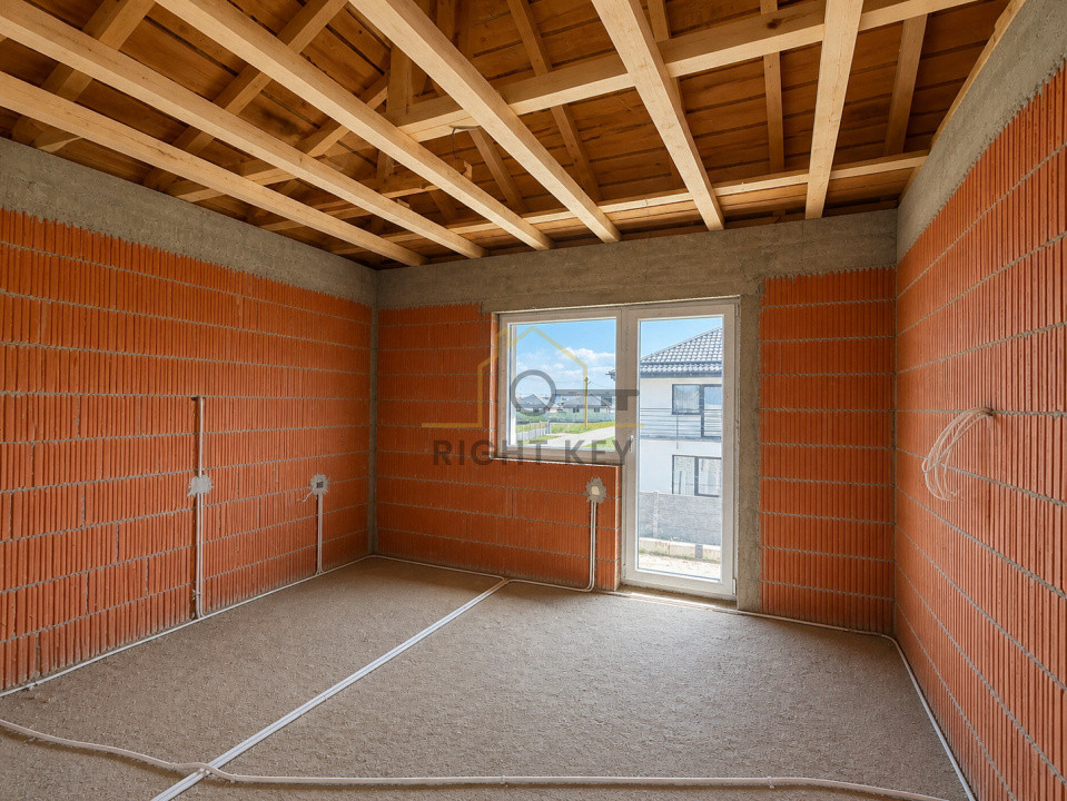 Casa P+1, 4 cam, 350mp teren, toate utilitatile, la rosu! Comision 0%
