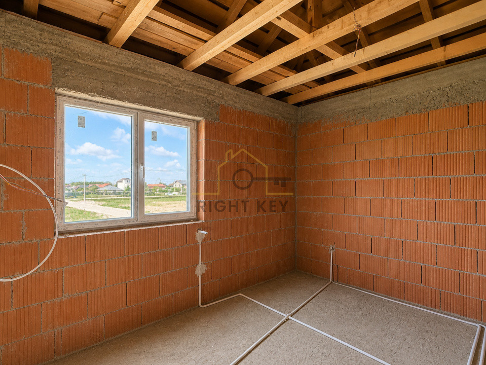 Casa P+1, 4 cam, 350mp teren, toate utilitatile, la rosu! Comision 0%