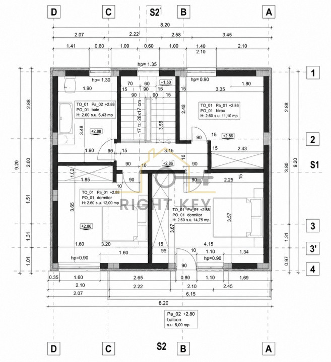 Casa P+1, 4 cam, 350mp teren, toate utilitatile, la rosu! Comision 0%