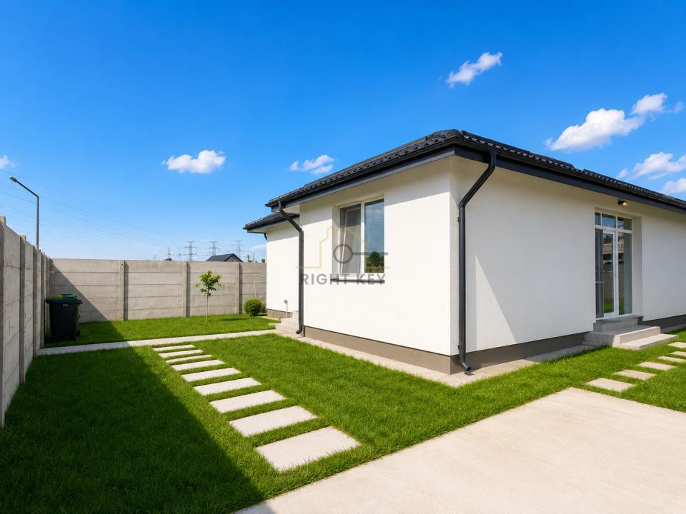 Mutare rapida!Casa parter,4 cam, placa de beton, 500mp teren!Comision0