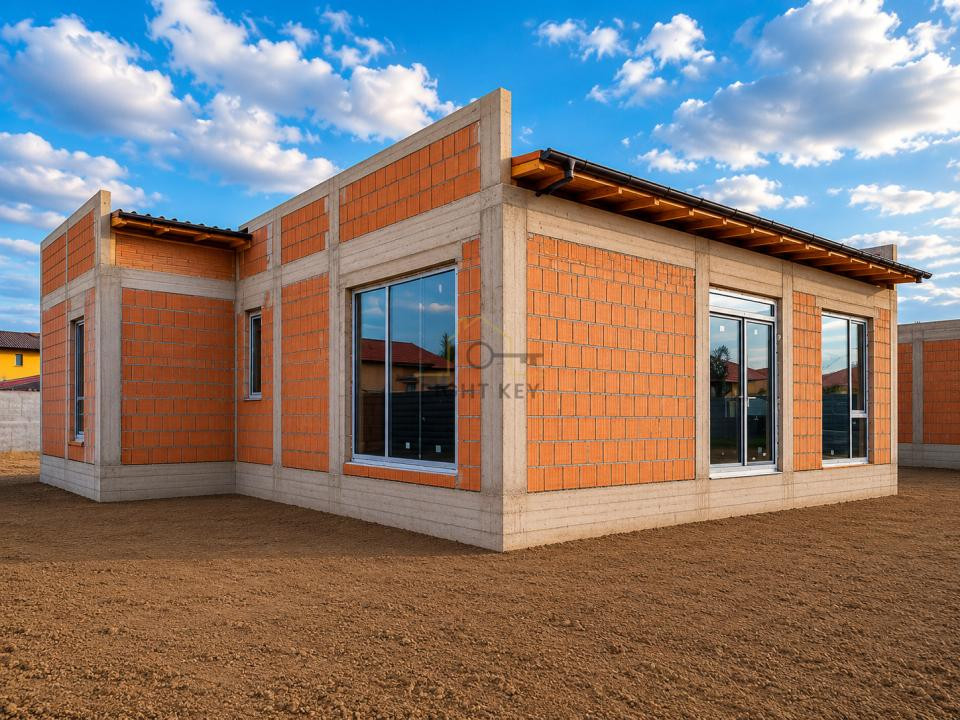 Casa la Rosu Domnesti, 4 Cam, Teren 500mp, Comision 0%