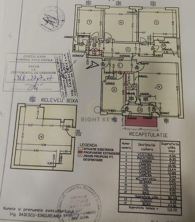 Apartament 4 Camere in Chitila Central cu STB si Boxa! Comision 0%!