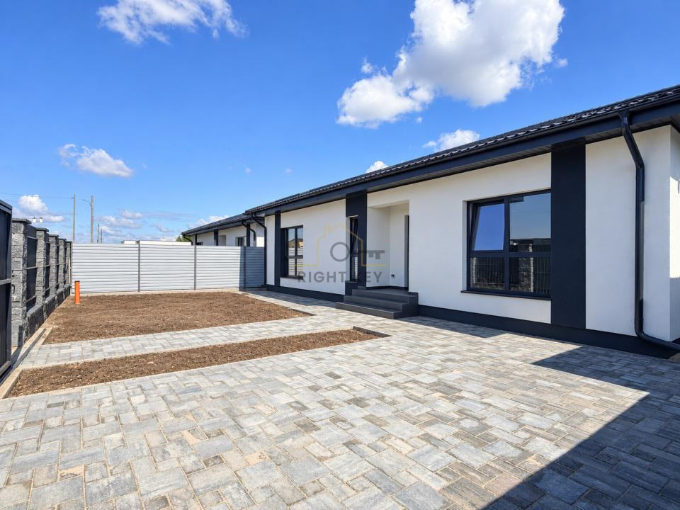 Casa parter 100mpu, 4 cam, placa, încălzire pardoseala! Comision 0%